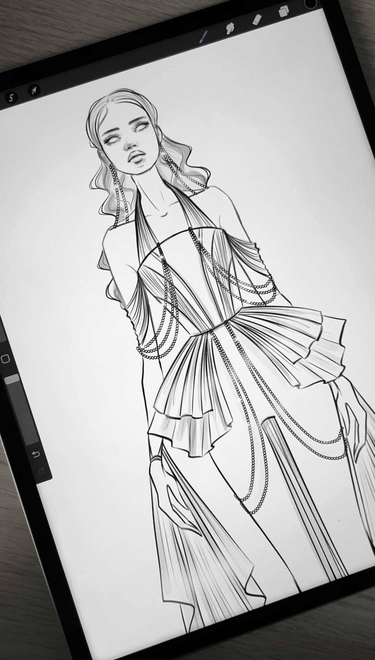 Fashion illustration & fashion design sketching · Procreate brushes